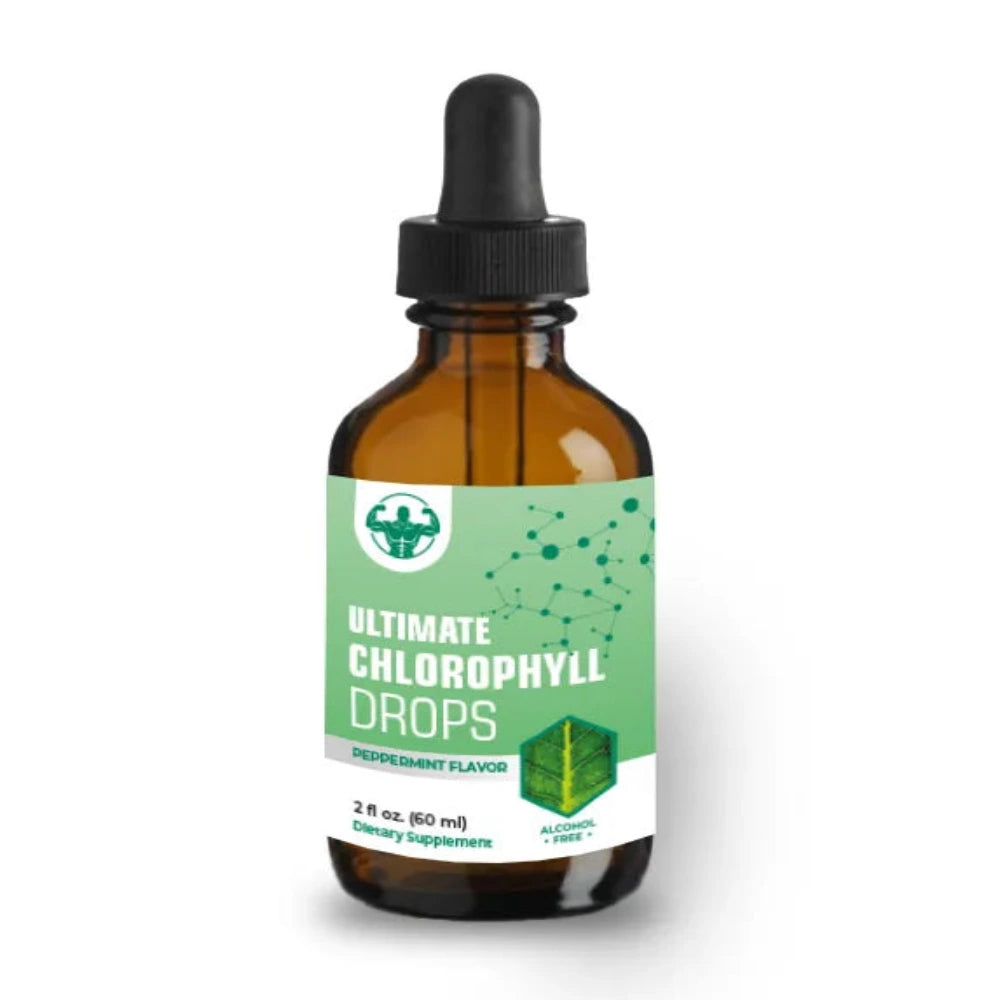 Chlorophyll Drops - Mint Flavor, 2 fl oz (Tropical Health Center)