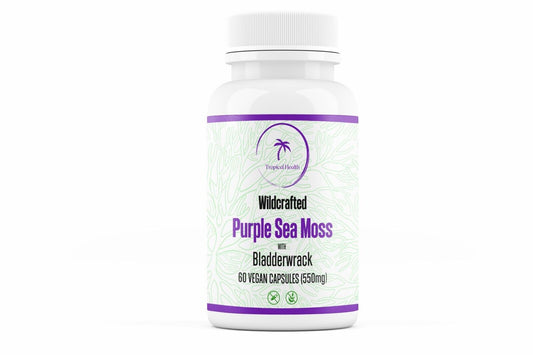 Wildcrafted Irish Sea Moss Capsules with Bladderwrack